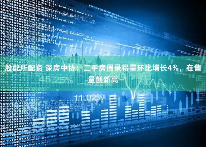 股配所配资 深房中协：二手房周录得量环比增长4%，在售量创新高